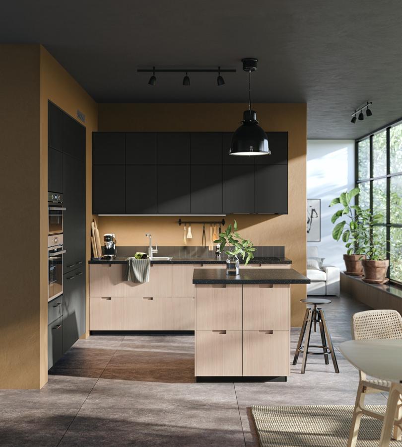 Cuarzo. La calidad y la suavidad del cuarzo combinada con una superficie duradera que resiste las manchas, los arañazos y la humedad. Se puede cortar a medida y está en diferentes colores: 299 €/m2, en Ikea.