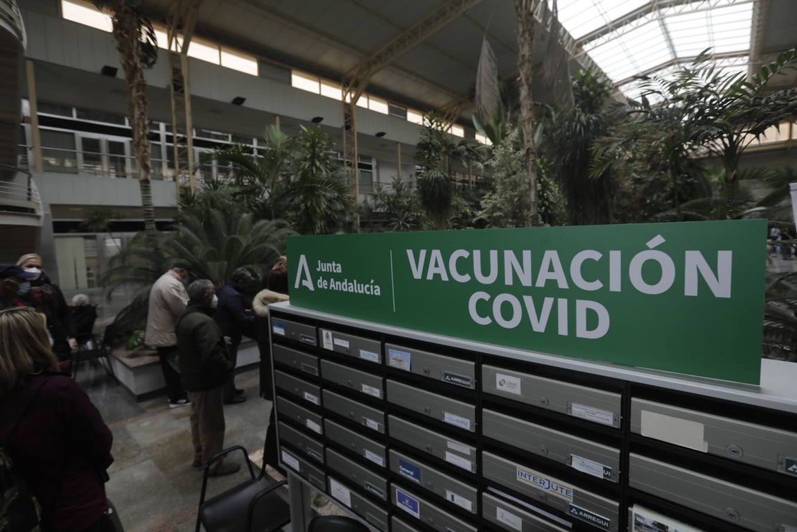 FOTOS: Colas en Cádiz para recibir la tercera dosis del Covid y la vacuna de la gripe