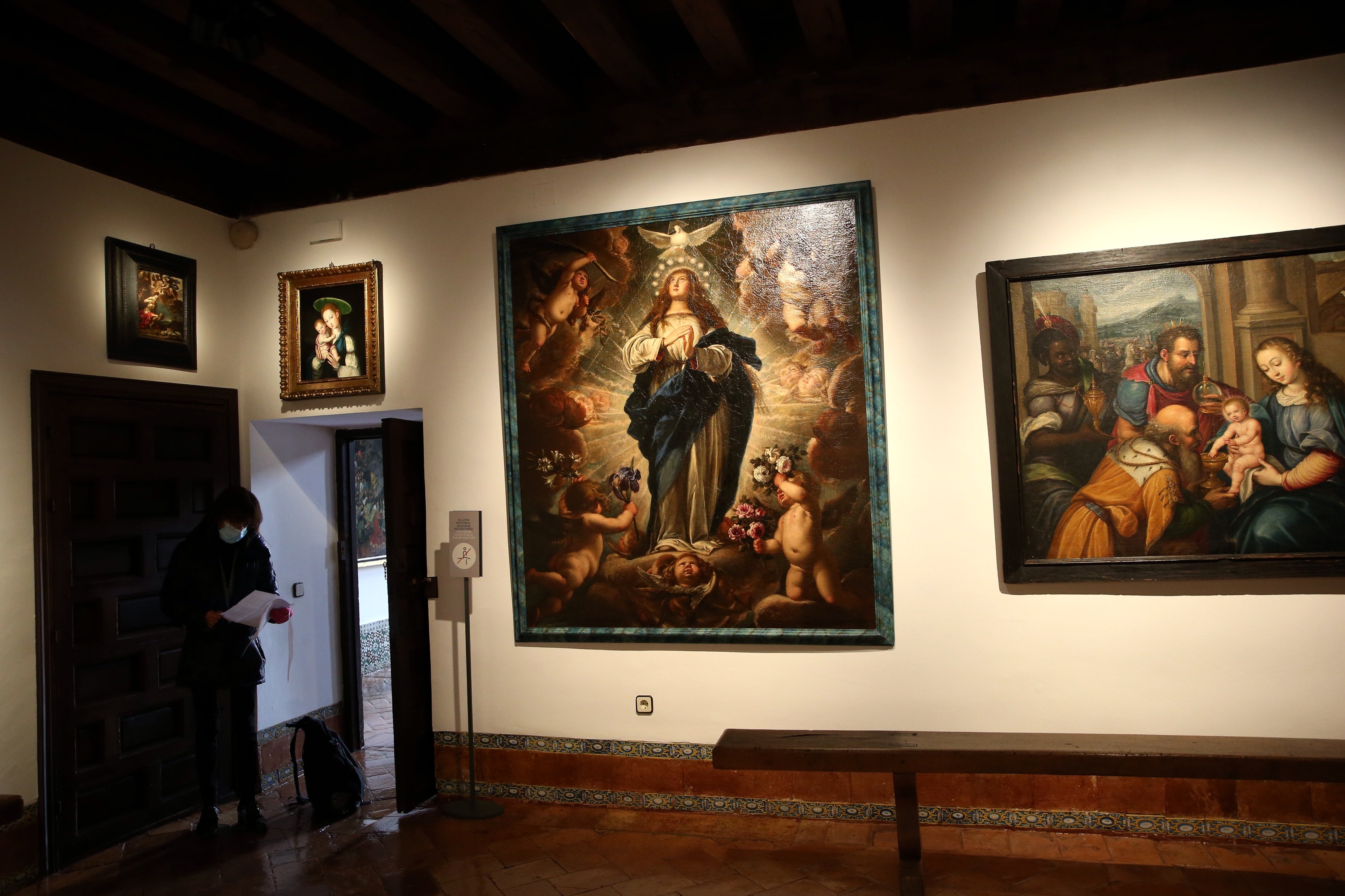 La Reina visita el Monasterio de las Descalzas Reales en su reapertura