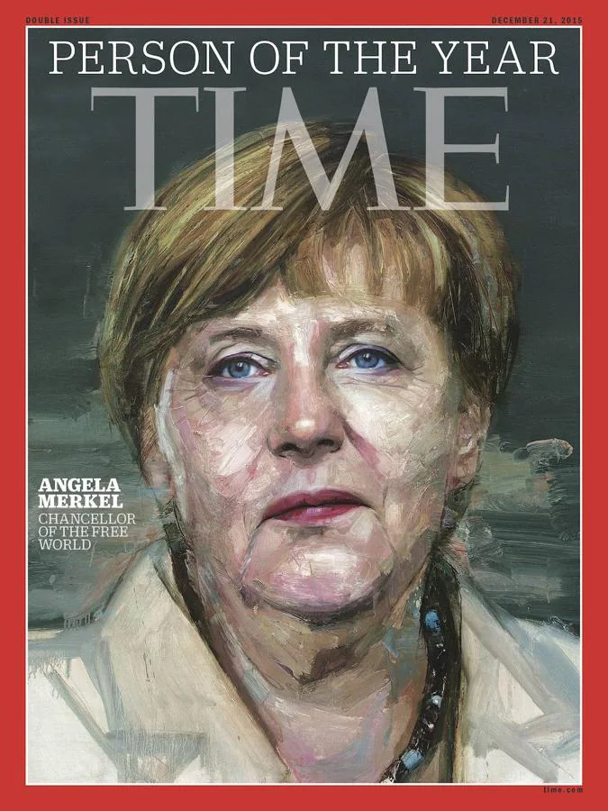 Angela Merkel, la persona del año para la revista ‘Time’ en 2015. 