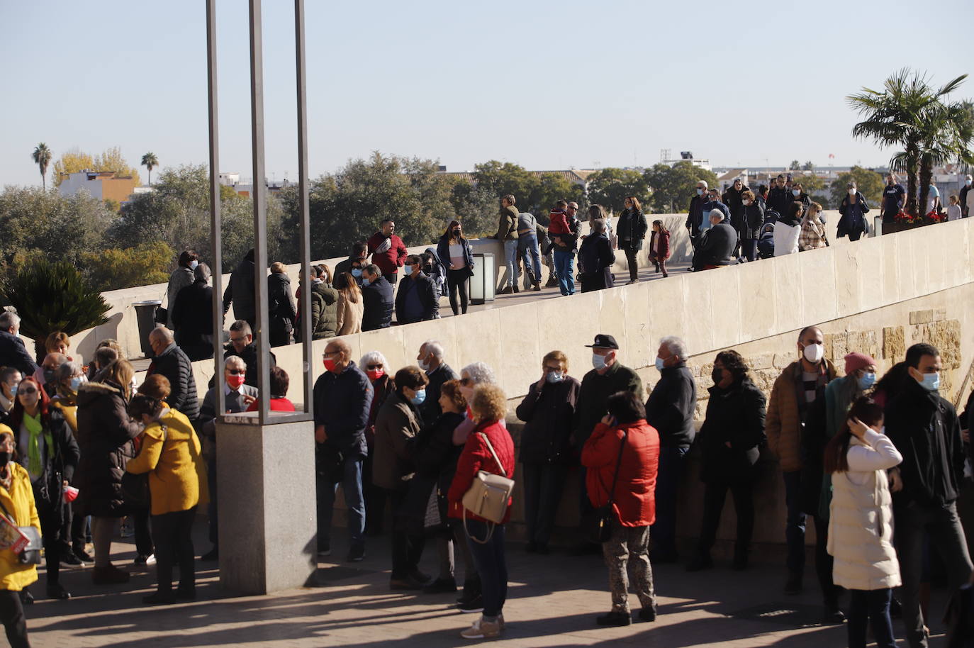 Los turistas durante el puente de la Inmaculada en Córdoba, en imágenes
