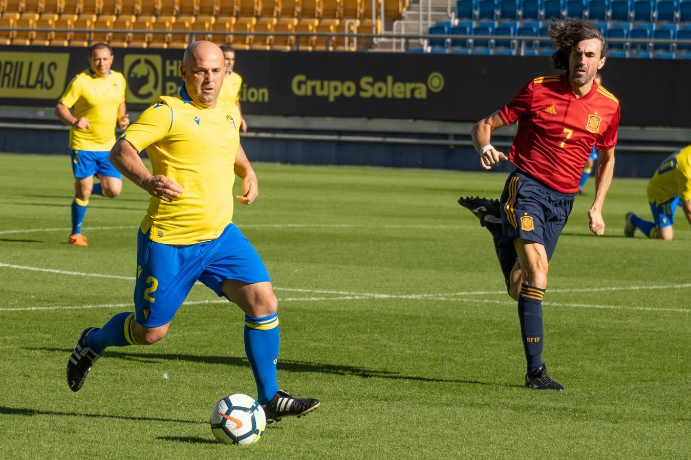 Fotos: El tradicional partido de los Reyes Magos en el estadio del Cádiz CF