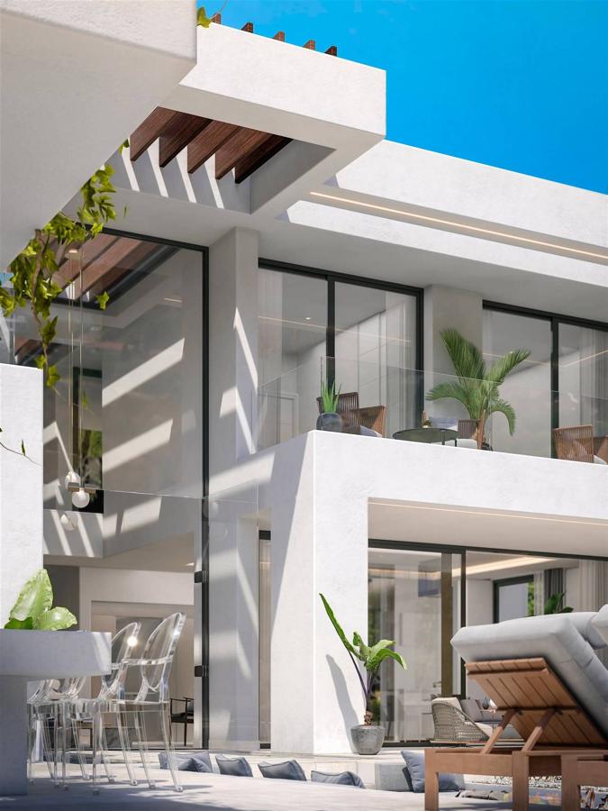 La mansión de Cristiano Ronaldo en Marbella. La casa tendrá dos plantas donde los grandes ventanales se convertirán en un elemento clave de cara a crear un espacio más limpio, luminoso y amplio.