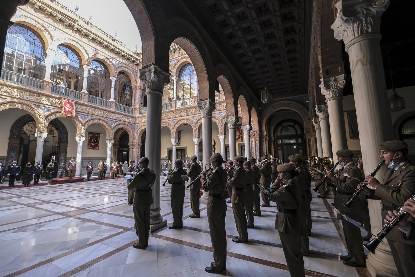 Acto castrense en la Capitanía General en honor a la Inmaculada. J.M. SERRANO