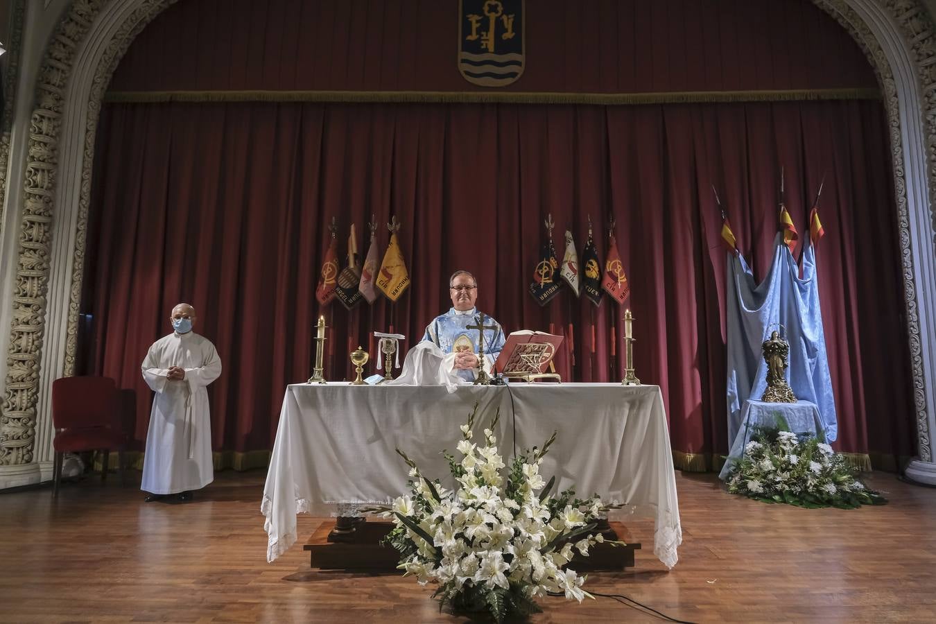 Acto castrense en la Capitanía General en honor a la Inmaculada. J.M. SERRANO