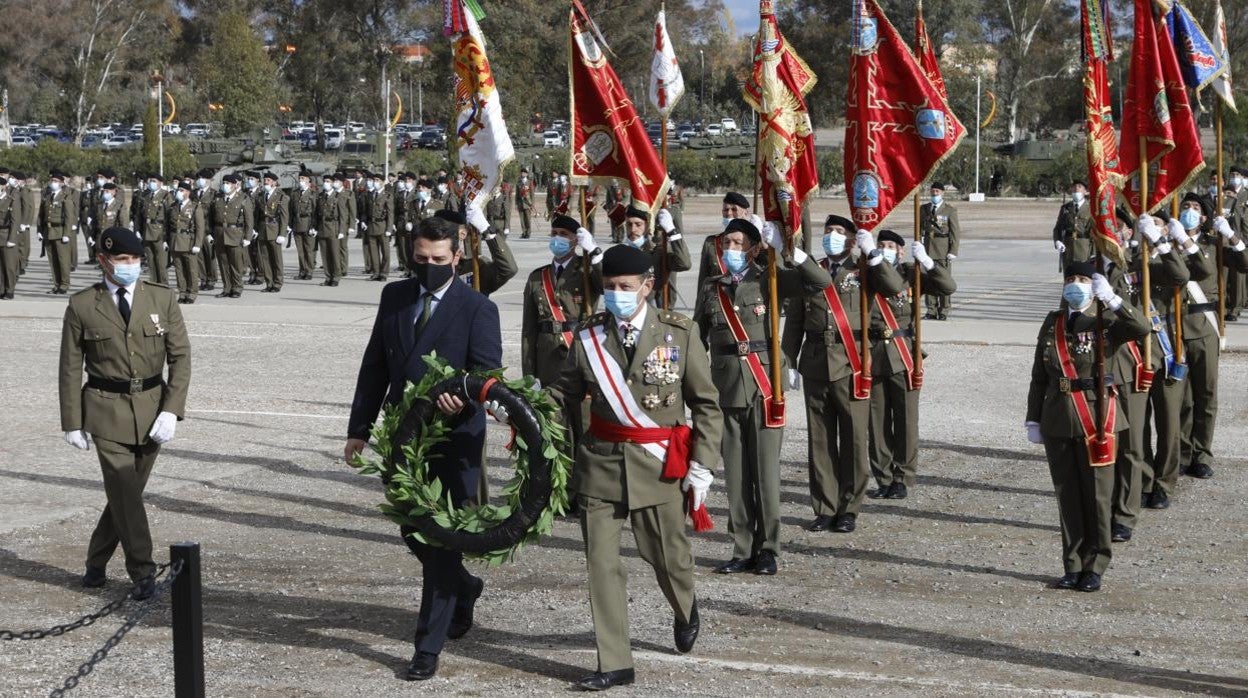 El desfile de la BRI X de Córdoba por el Día de la Inmaculada, en imágenes