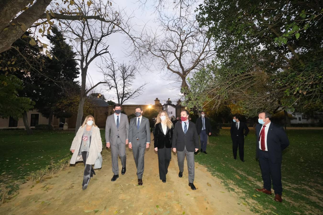 FOTOS: Reunión de Moreno y Marín con el Patronato de la Fundación Real Escuela Andaluza del Arte Ecuestre en Jerez