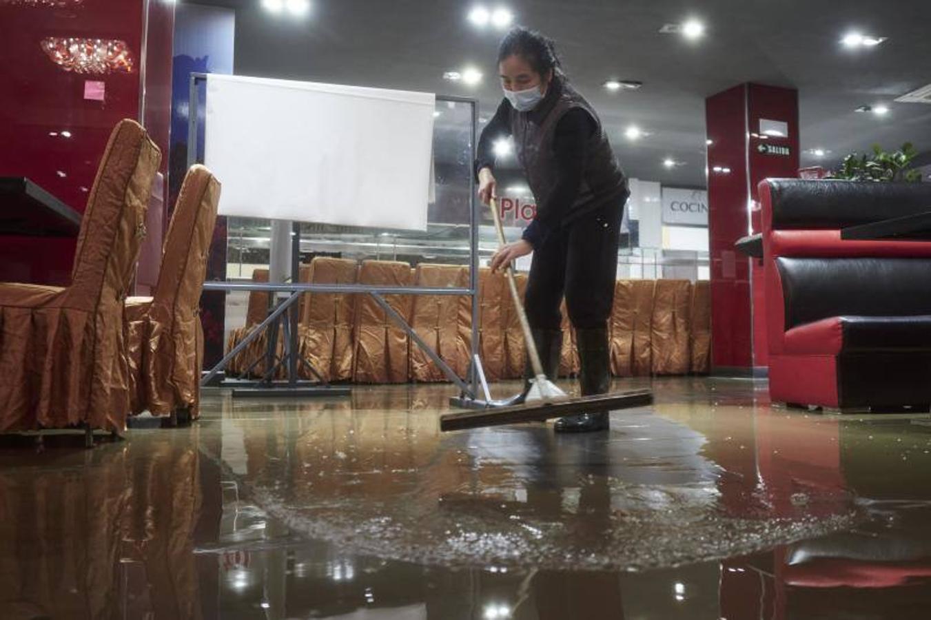 En imágenes: los daños de la borrasca Barra