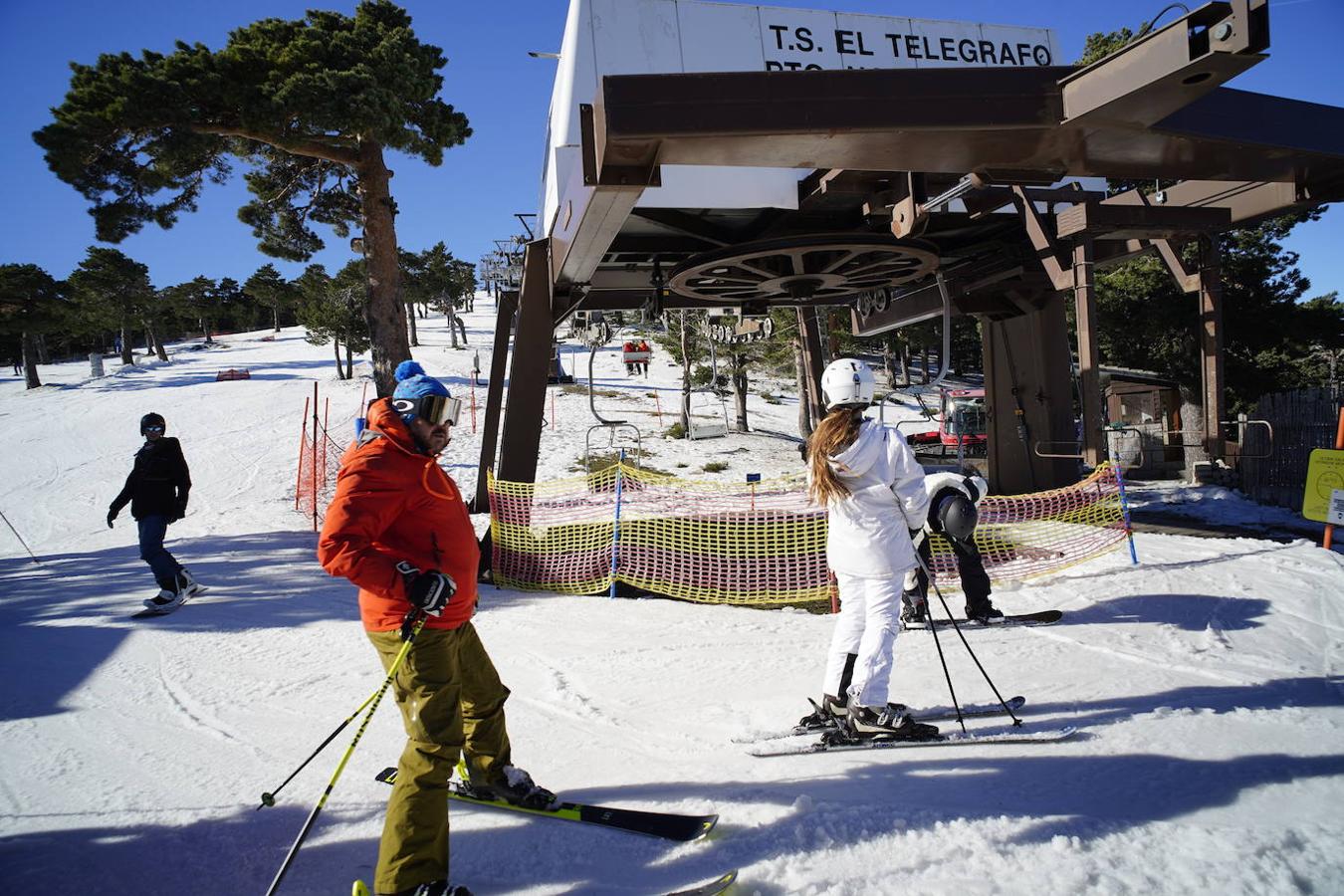 La estación de esquí de Navacerrada, en la actualidad. 