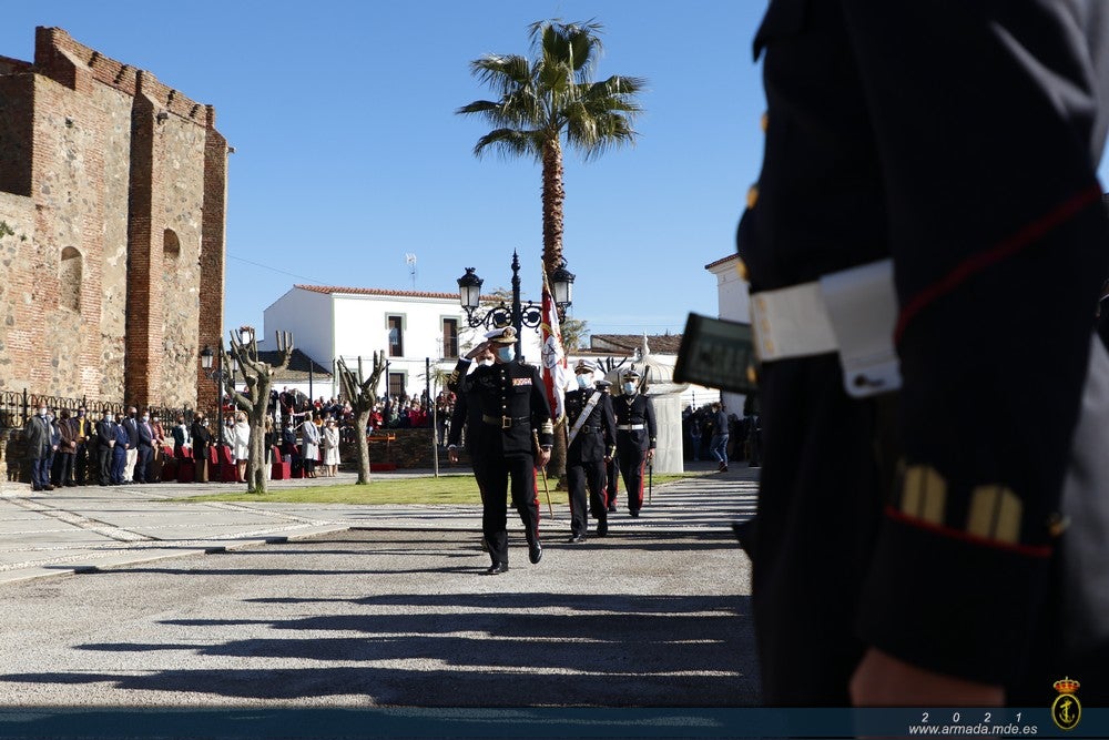 En imágenes: Honores al héroe de la Infantería de Marina Martín Álvarez