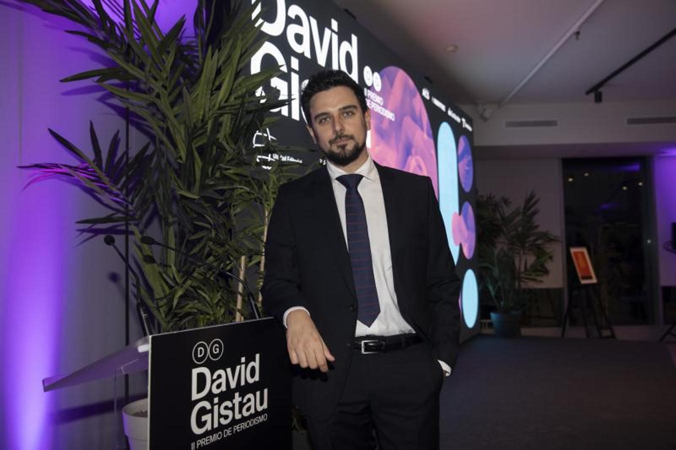 Diego S. Garrocho, el ganador de la II Edición del Premio David Gistau. 