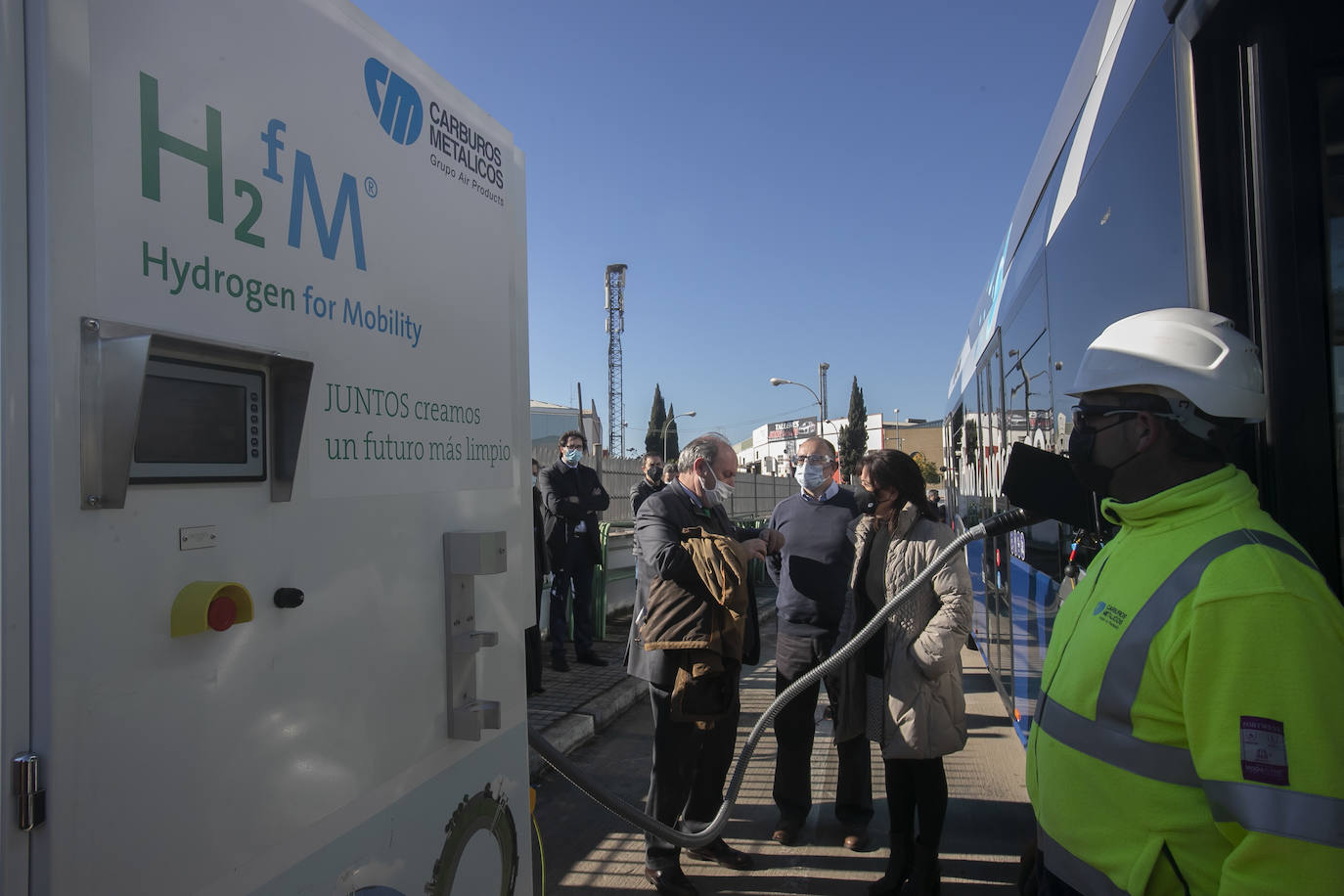 El nuevo autobús de hidrógeno de Córdoba, en imágenes