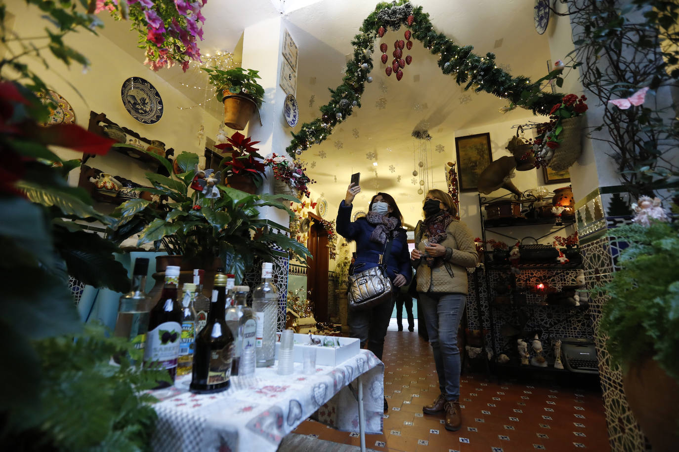 La apertura de los Patios de Córdoba en Navidad, en imágenes