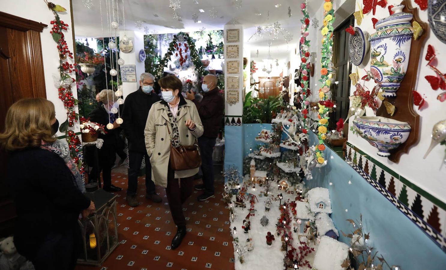 La apertura de los Patios de Córdoba en Navidad, en imágenes