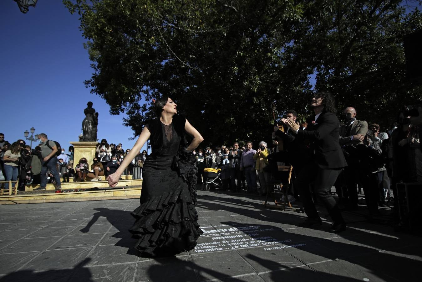 Presentación del cartel de la Bienal de Flamenco de Sevilla. JUAN FLORES