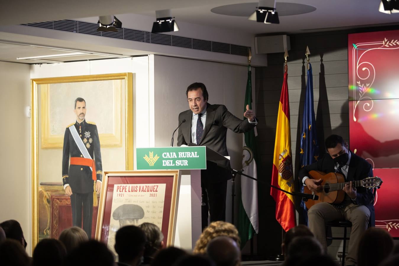 Presentación de los actos de homenaje a Pepe Luis Vázquez en el centenario de su nacimiento. VANESSA GÓMEZ