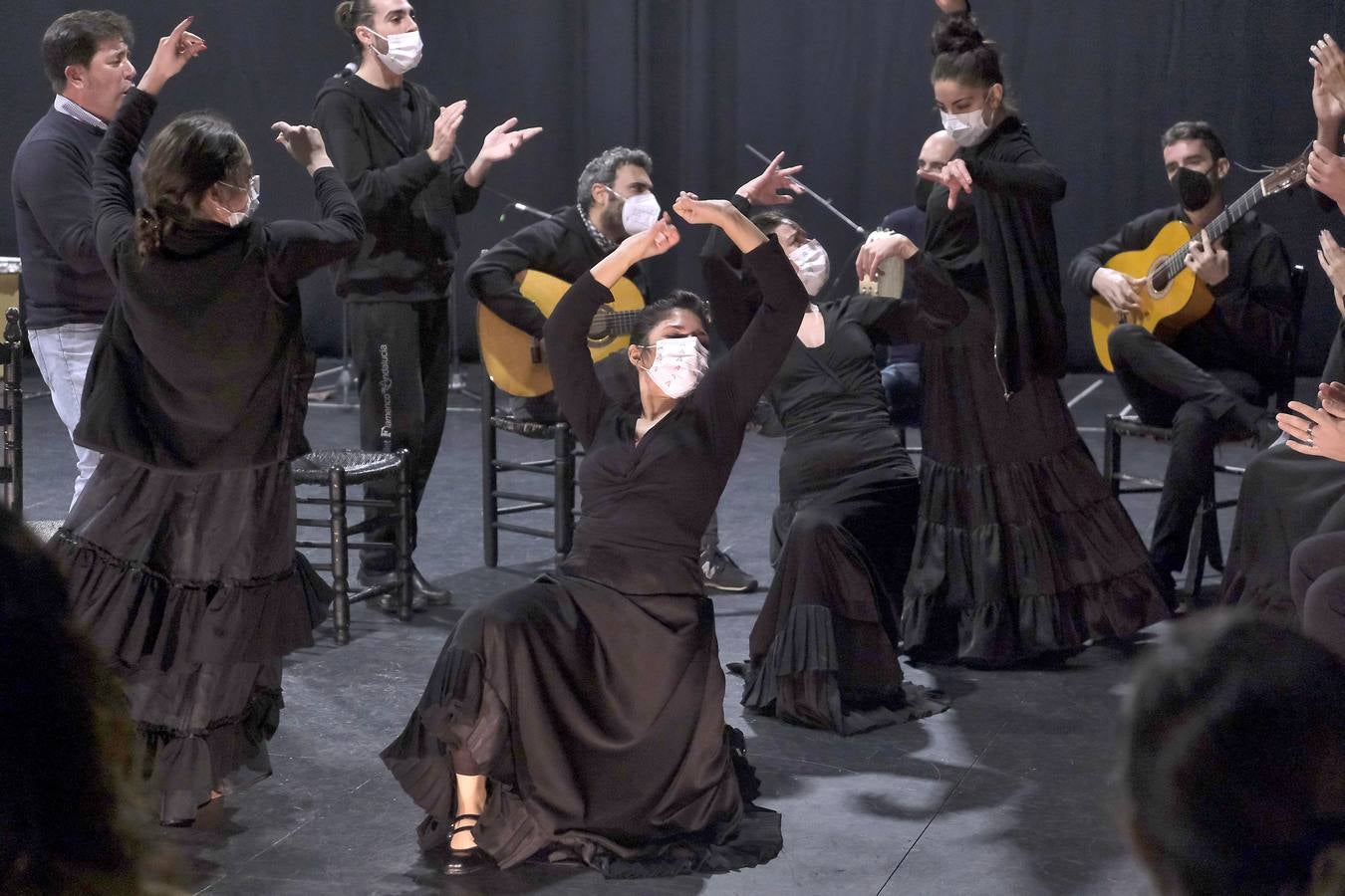 Jornada de puertas abiertas del Ballet Flamenco de Andalucía para los alumnos del conservatorio. J.M. SERRANO