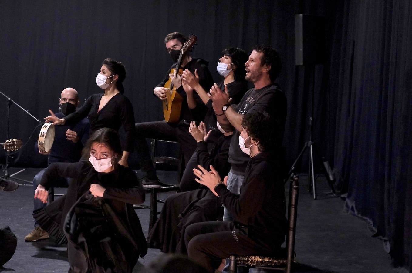 Jornada de puertas abiertas del Ballet Flamenco de Andalucía para los alumnos del conservatorio. J.M. SERRANO