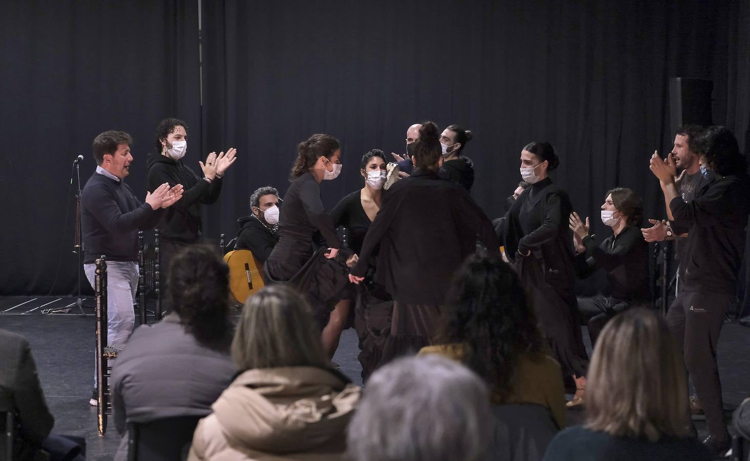 Jornada de puertas abiertas del Ballet Flamenco de Andalucía para los alumnos del conservatorio. J.M. SERRANO