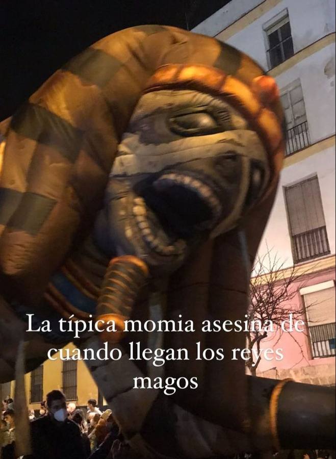 Los memes de la Cabalgata de Reyes Magos de Cádiz: un oso polar perjudicado da la vuelta al mundo