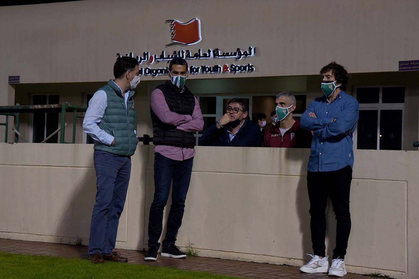 El primer entrenamiento del Córdoba CF en Baréin, en imágenes