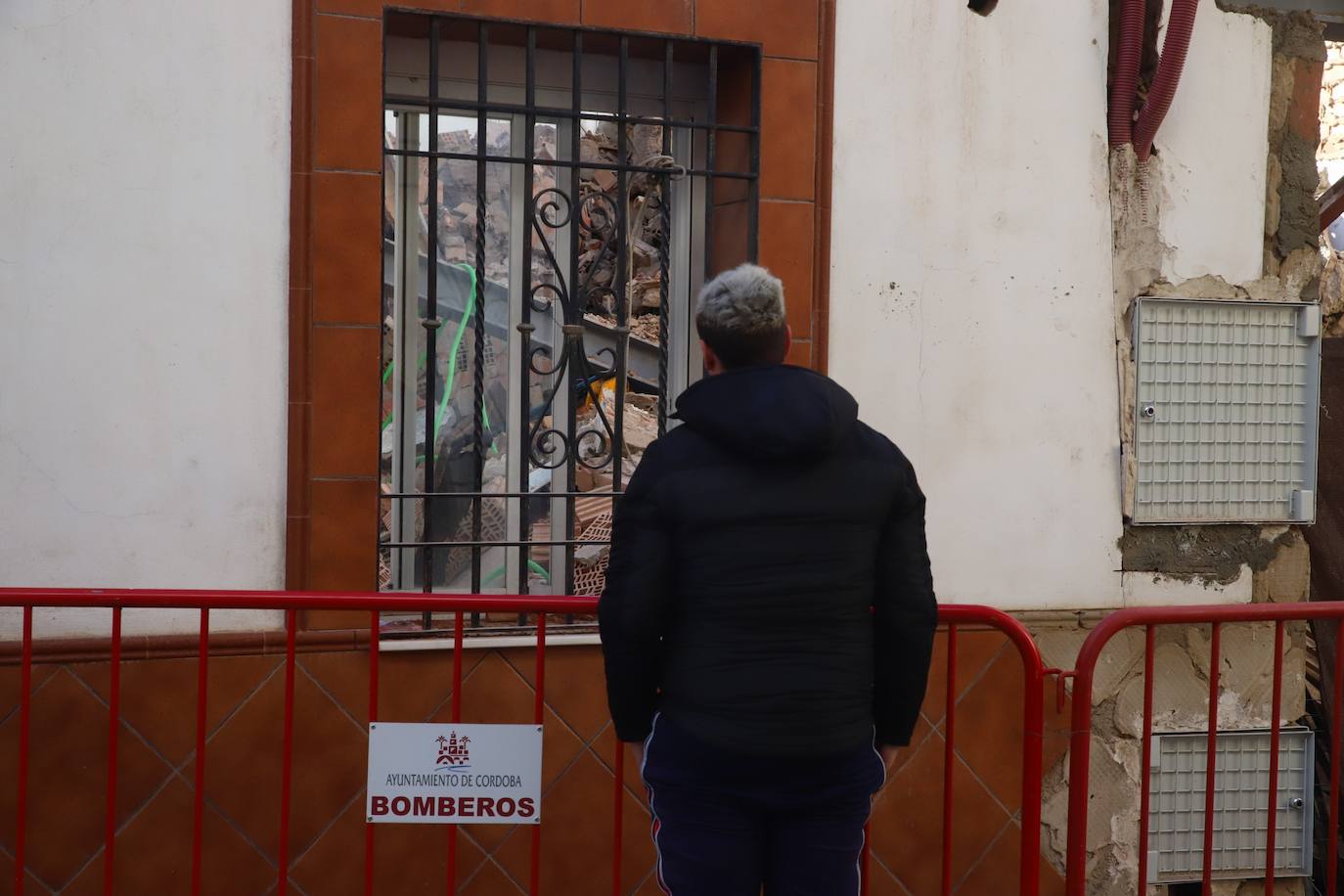 La casa derrumbada en la calle San Acisclo de Córdoba, en imágenes