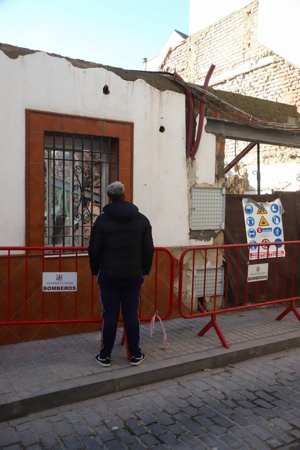 La casa derrumbada en la calle San Acisclo de Córdoba, en imágenes