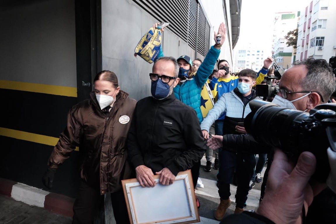 FOTOS: La despedida de Álvaro Cervera del Cádiz