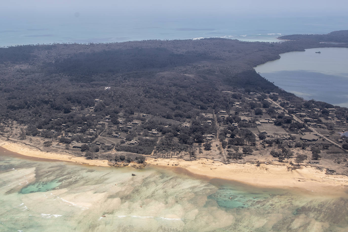 Toma aérea distribuida por la Fuerza de Defensa de Nueva Zelanda