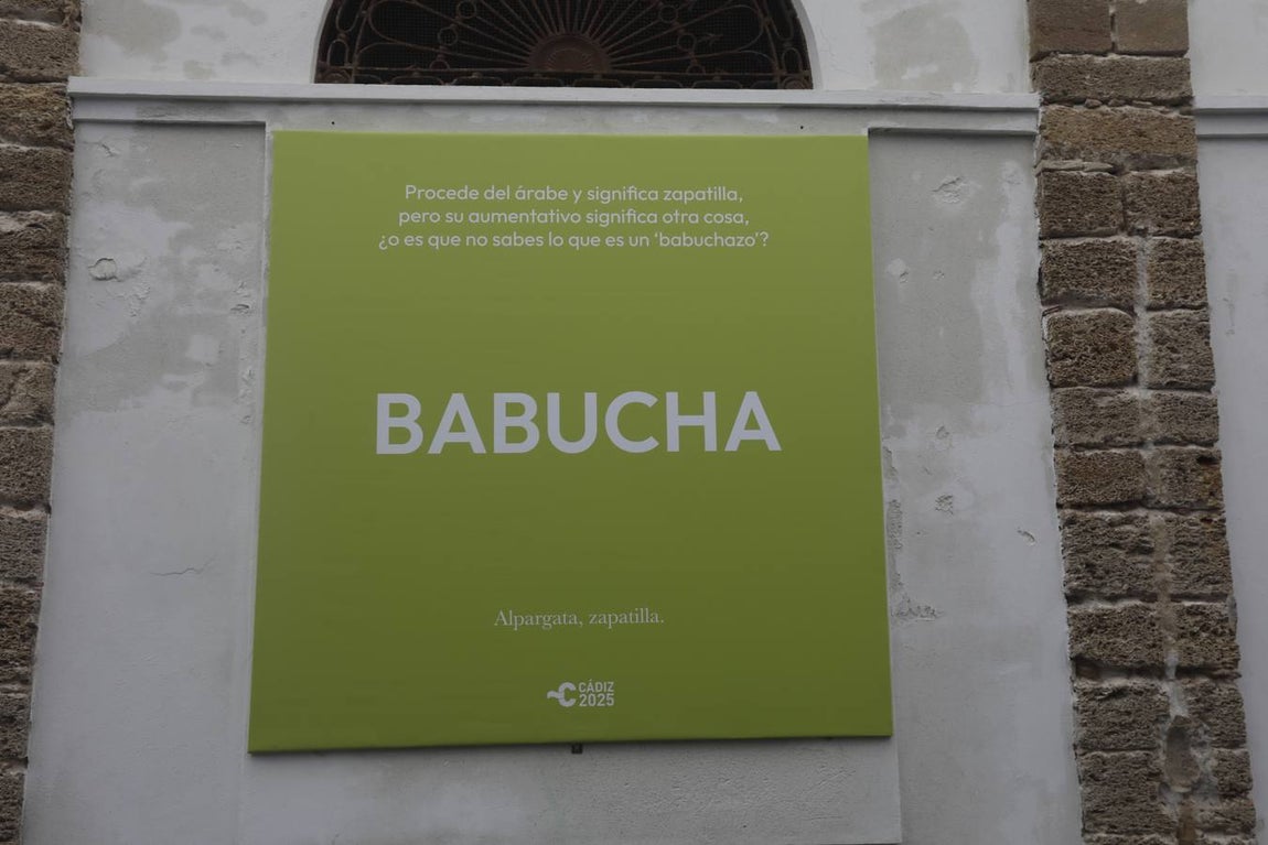 FOTOS: El mercado se llena de murales con la ‘Palabra de Cádiz’