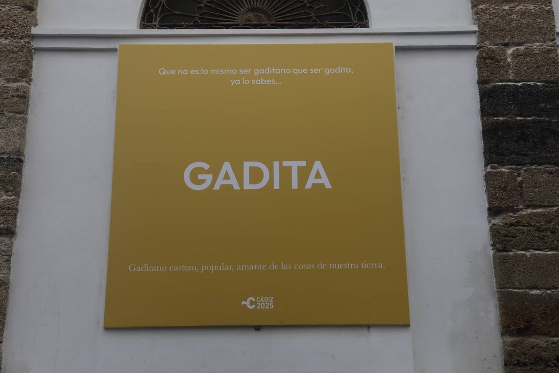 FOTOS: El mercado se llena de murales con la ‘Palabra de Cádiz’