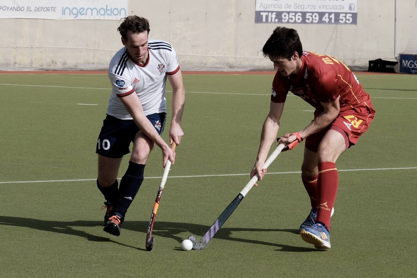 FOTOS: Derrota de la selección de España de hockey hierba en San Fernando