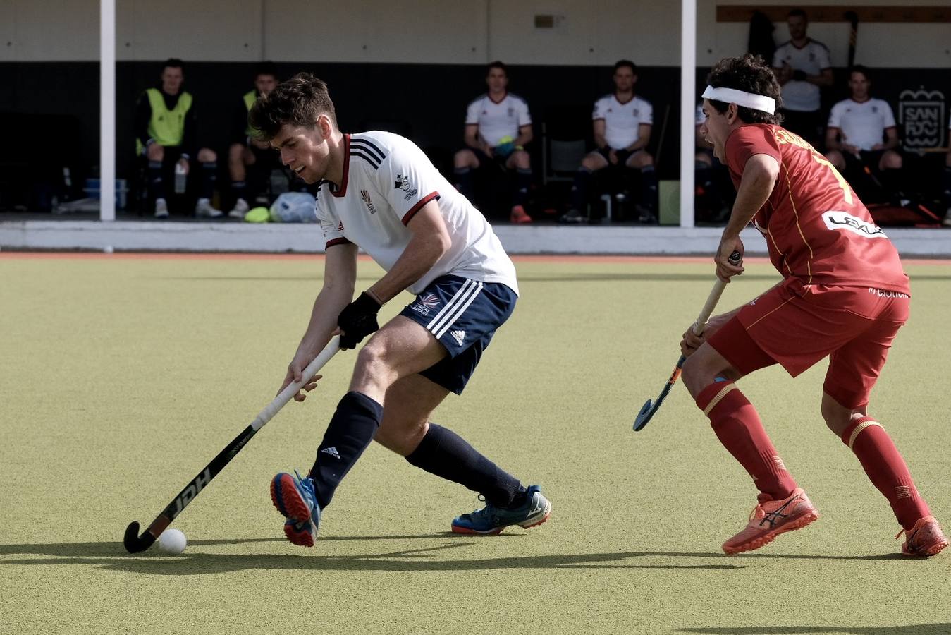 FOTOS: Derrota de la selección de España de hockey hierba en San Fernando