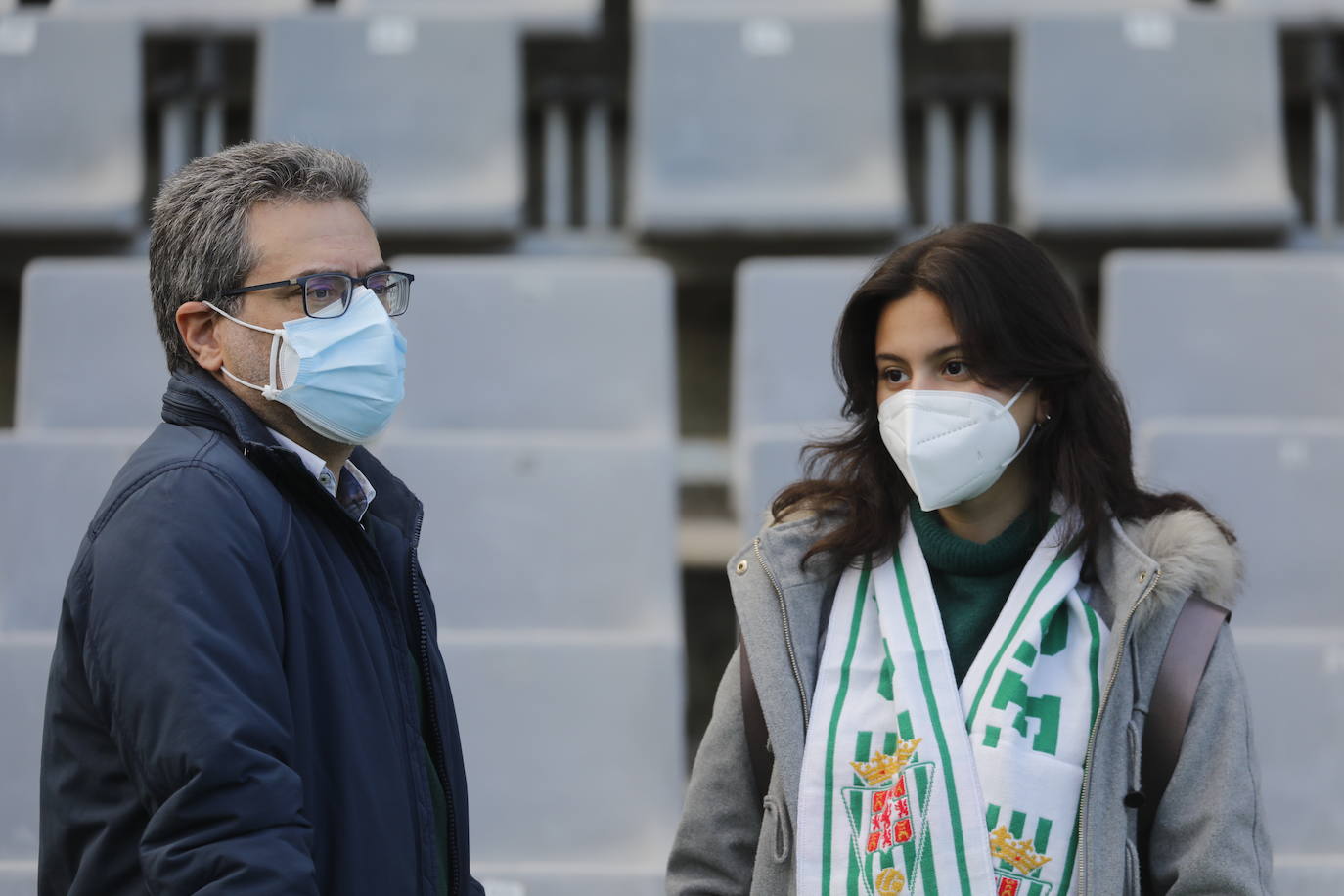 Las mejores imágenes del ambiente en la grada en el Córdoba CF - Xerez DFC