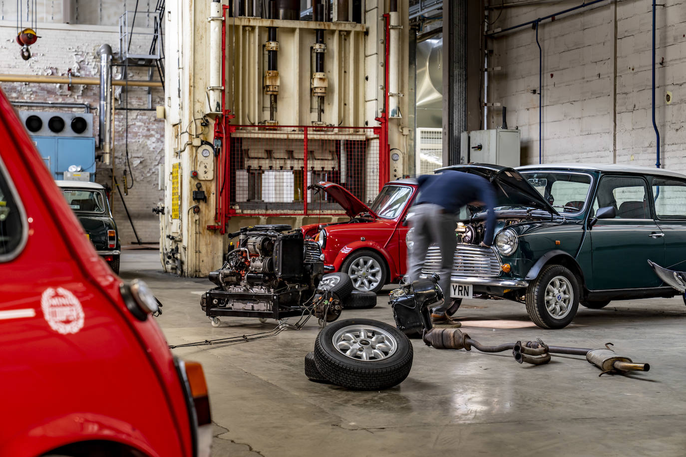 Un motor eléctrico para el MINI Classic