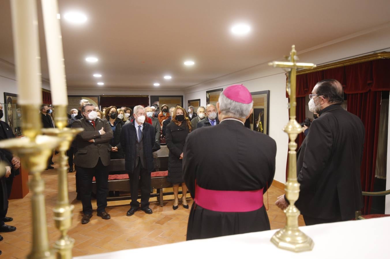 El obispo de Córdoba bendice un nuevo espacio sobre San Rafael en la iglesia del Juramento