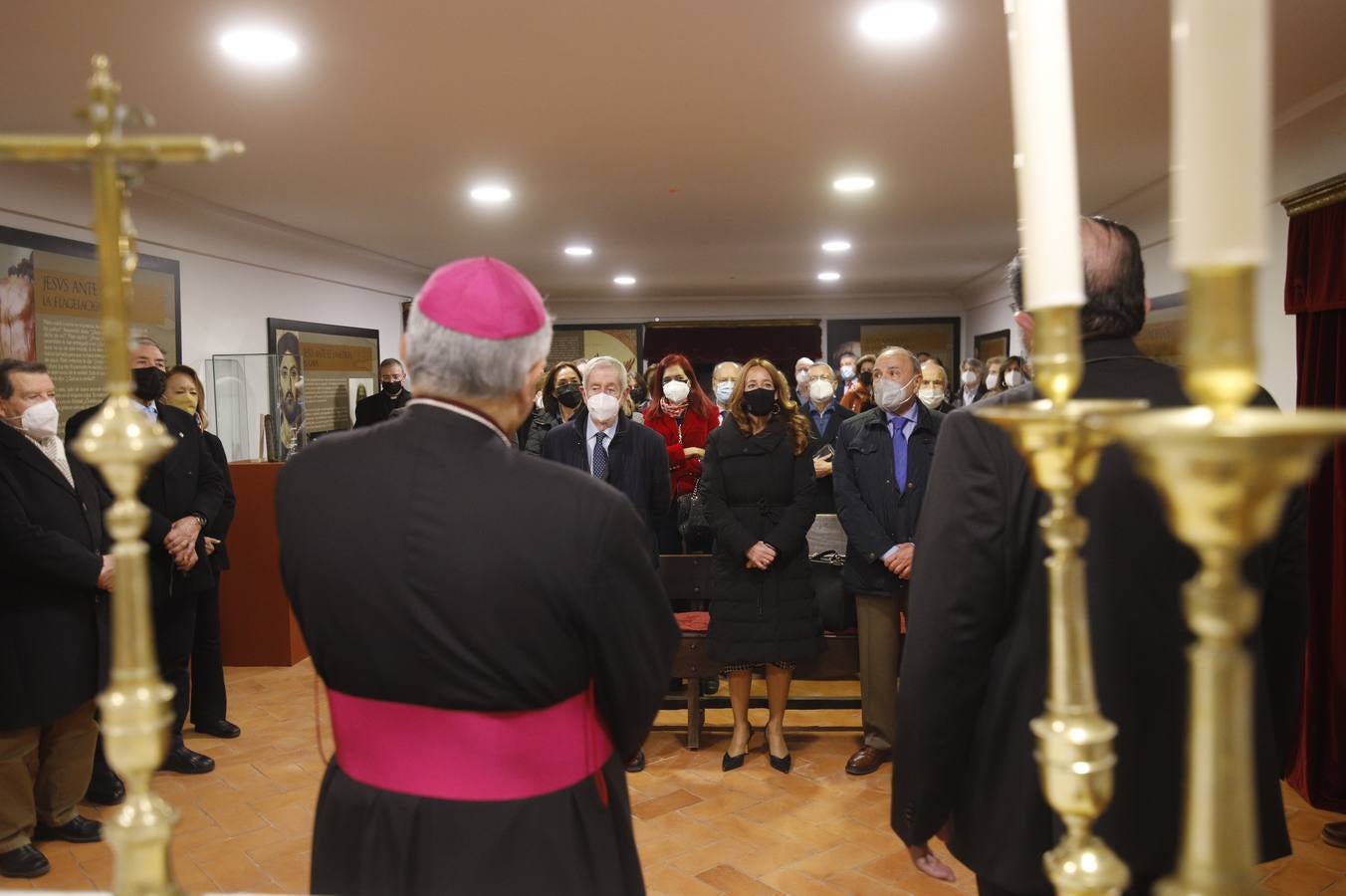 El obispo de Córdoba bendice un nuevo espacio sobre San Rafael en la iglesia del Juramento