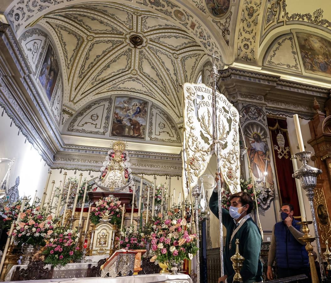 Peregrinación extraordinaria de la hermandad del Rocío de Triana con motivo de la Candelaria