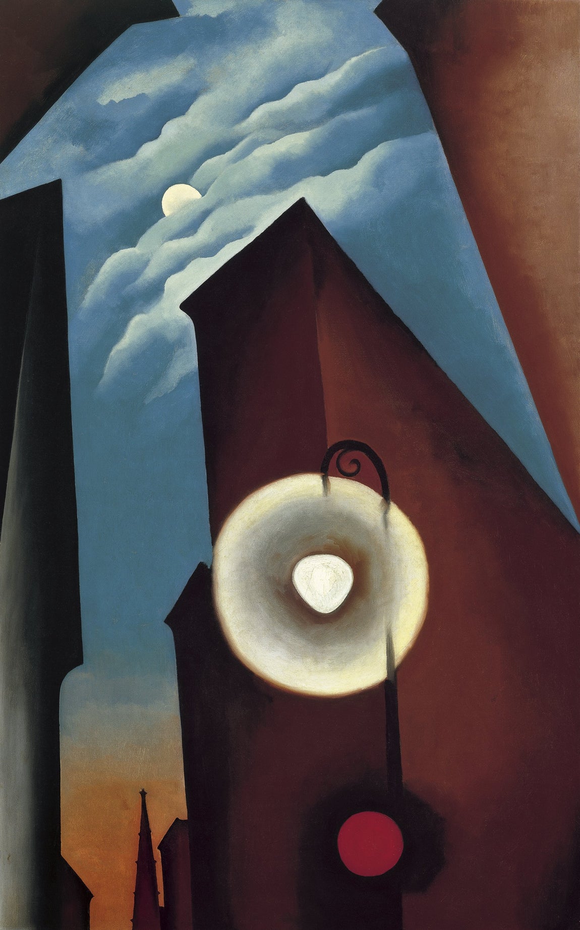 Georgia O'Keeffe. 'Calle de Nueva York con luna' (1925). Valorado en 30 millones de dólares