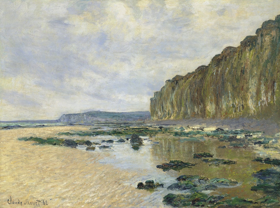 Monet. 'Marea baja en Varengeville' (1882). Valorado en 30 millones de dólares