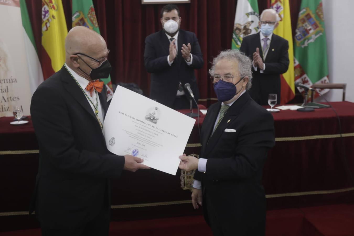 FOTOS: Ingreso de Pablo Juliá como Académico de número de la Real Academia de Bellas Artes de Cádiz