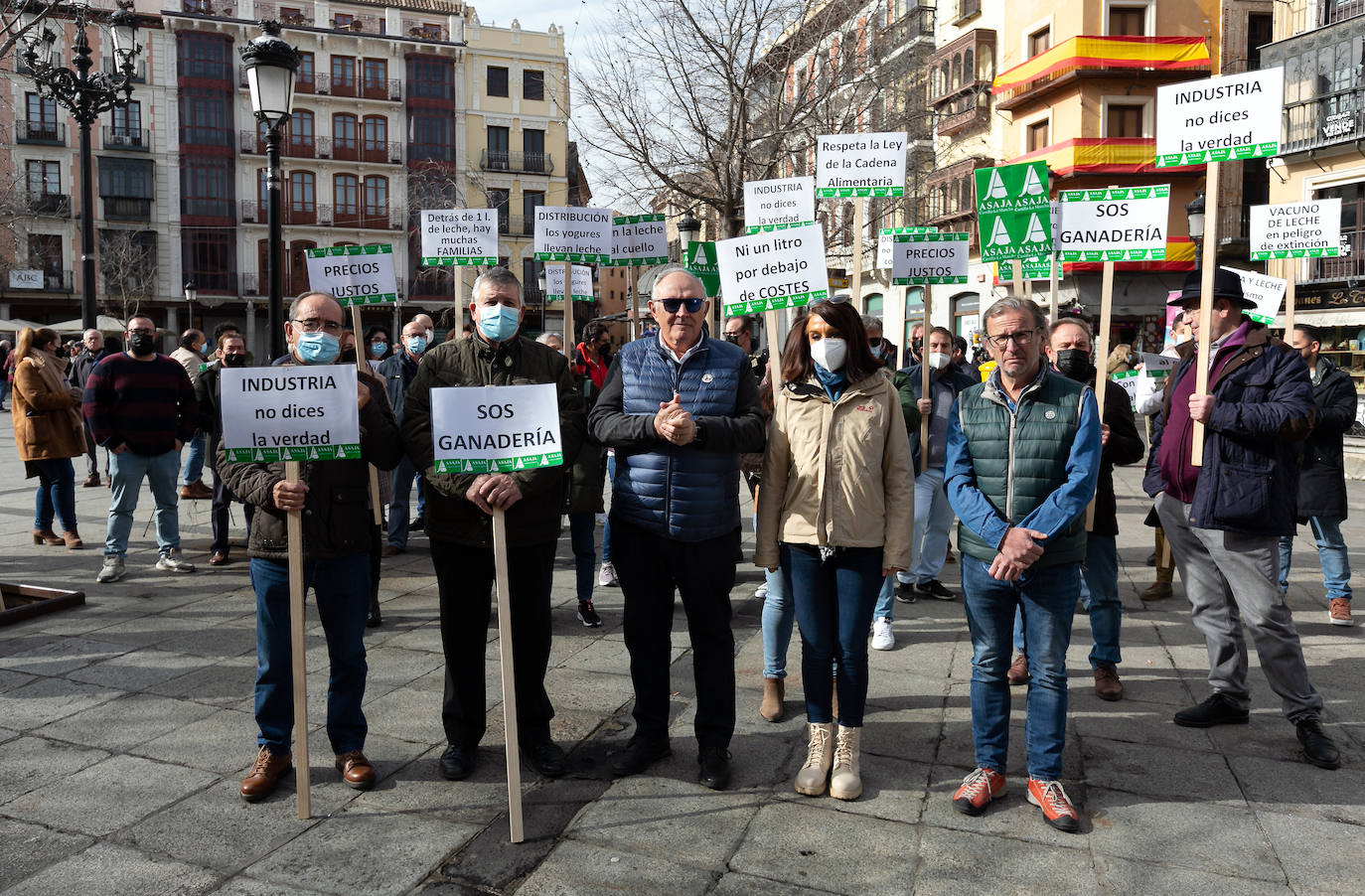 Concentración de ganaderos de vacuno de leche en Toledo