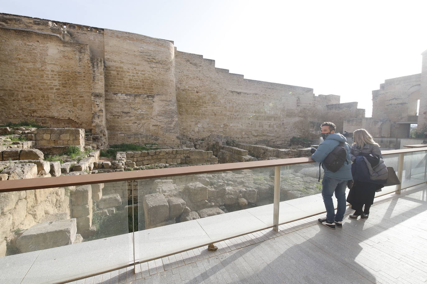 En imagénes, las obras en el Alcázar de Córdoba a punto de comenzar