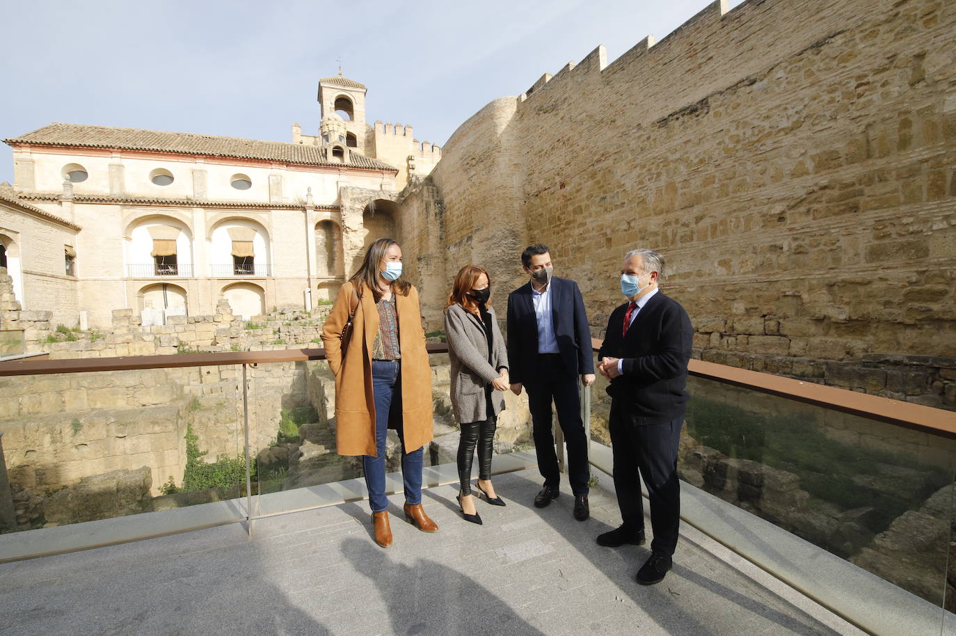 En imagénes, las obras en el Alcázar de Córdoba a punto de comenzar