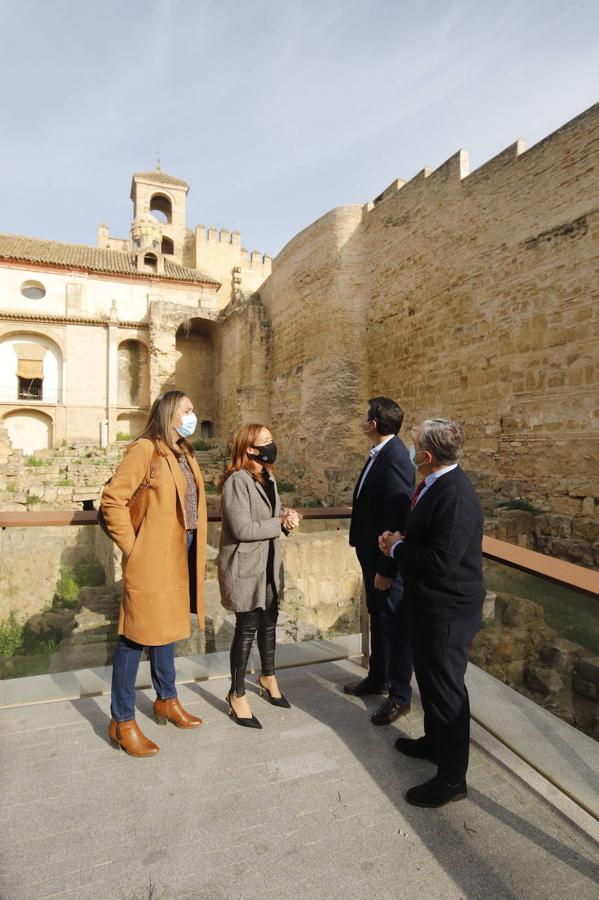 En imagénes, las obras en el Alcázar de Córdoba a punto de comenzar