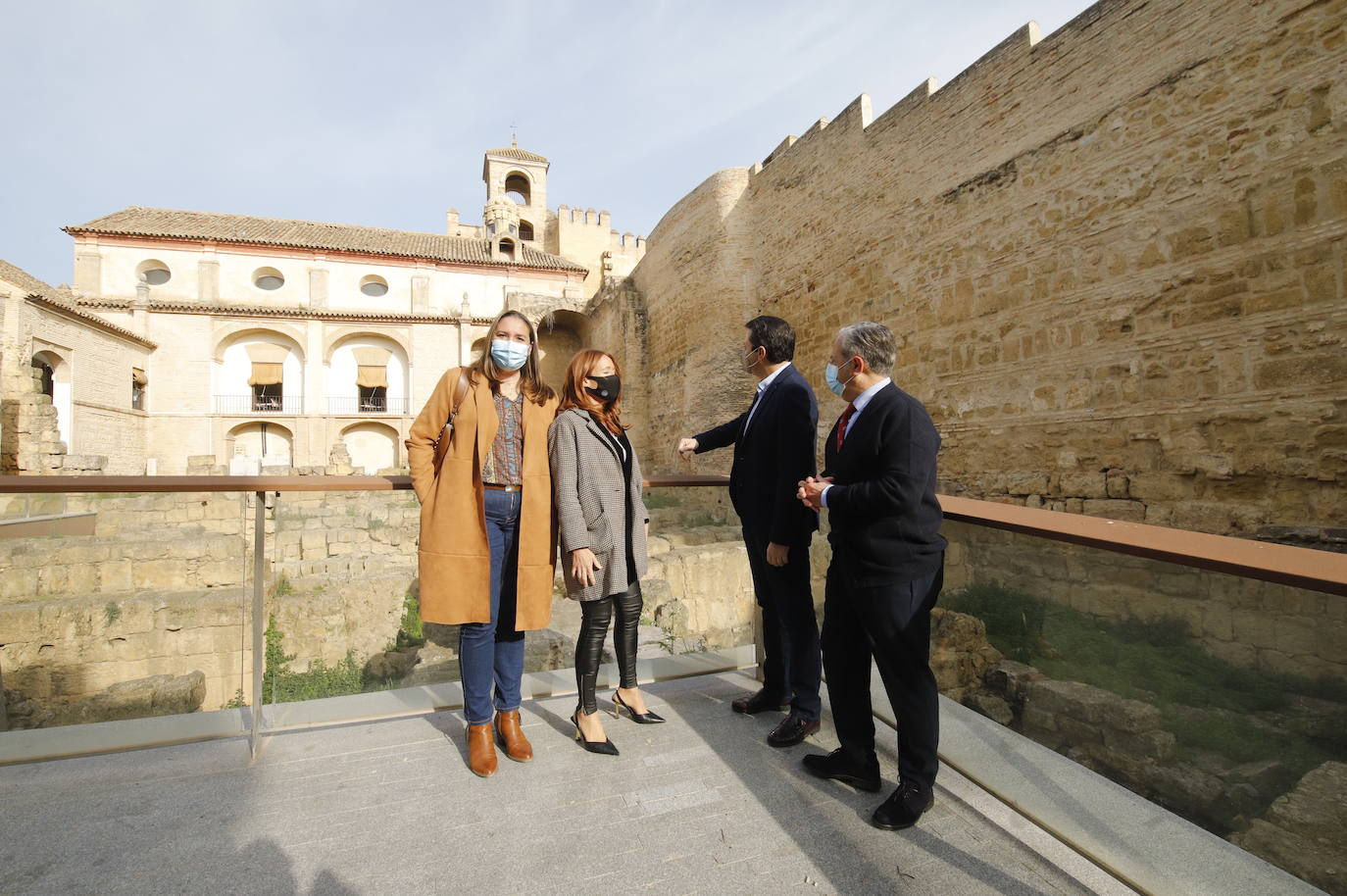 En imagénes, las obras en el Alcázar de Córdoba a punto de comenzar