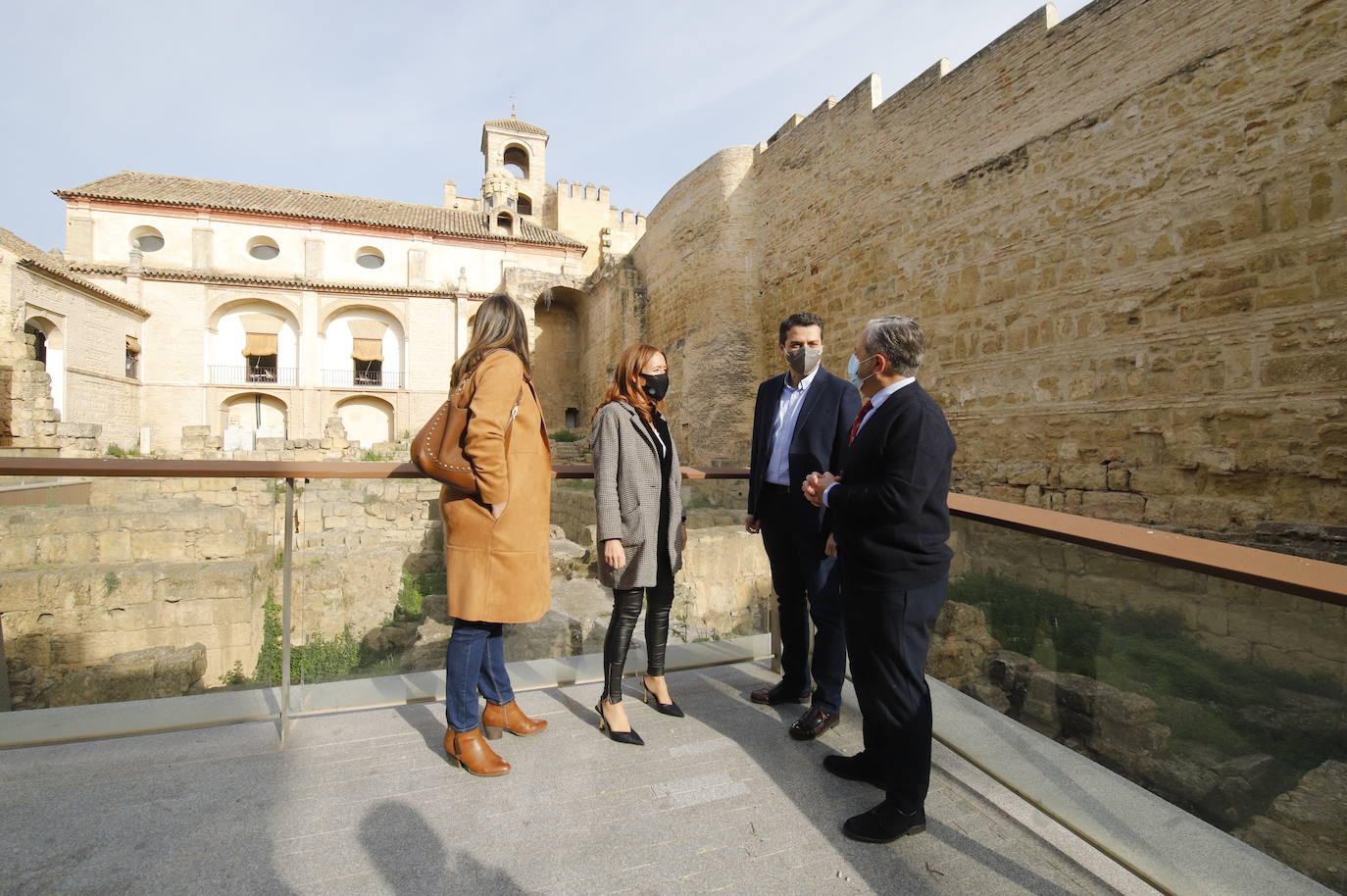 En imagénes, las obras en el Alcázar de Córdoba a punto de comenzar