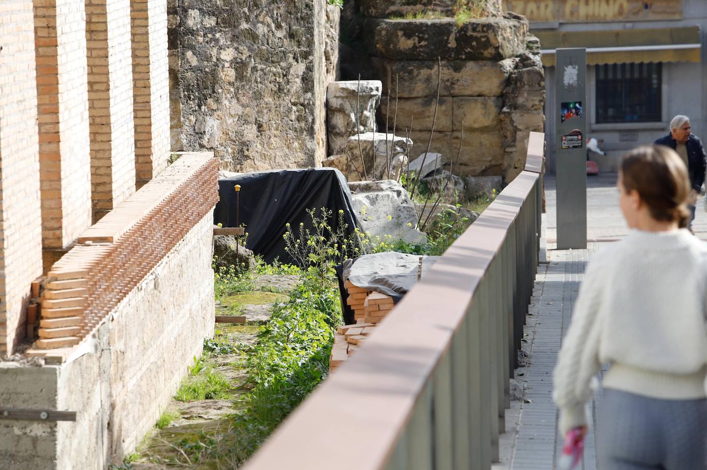 El descuido del Templo Romano de Córdoba, en imágenes