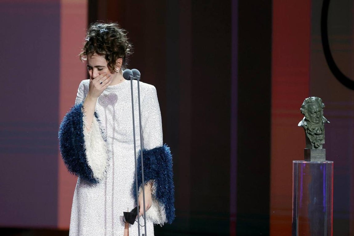 María Cerezuela, mejor actriz revelación por 'Maixabel'. 