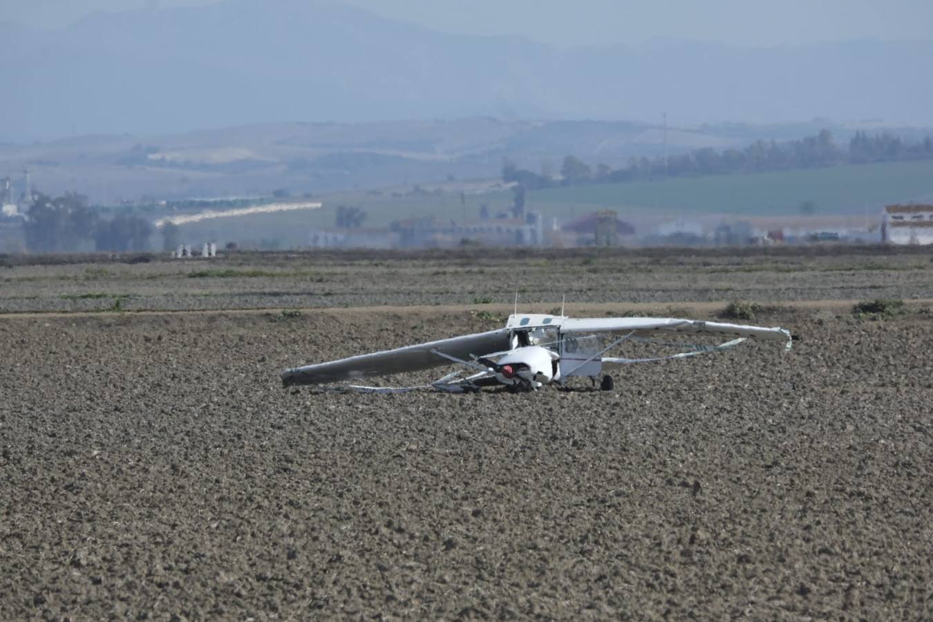 Accidente mortal de una avioneta en Utrera